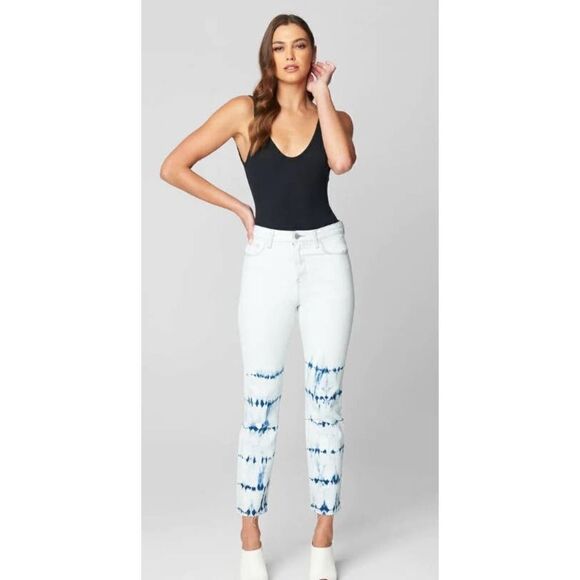 Blank NYC The Madison Crop in Manic Monday Sz. 24 - Picture 1 of 7